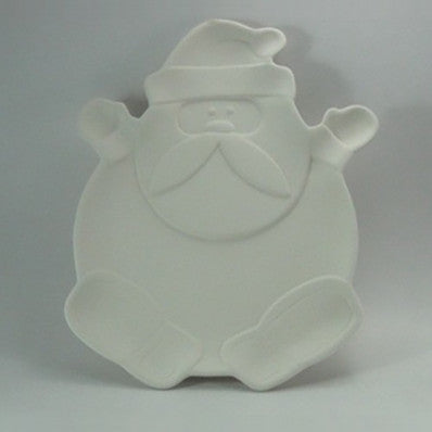 Santa Plate (Case of 6/24)