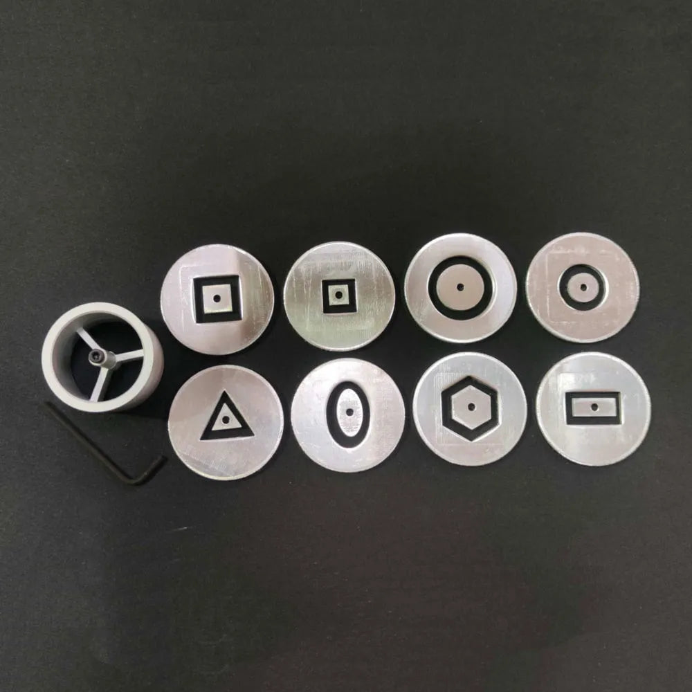 U/C Hollow Die & Brace Kit (8Pcs) for Hand Extruder