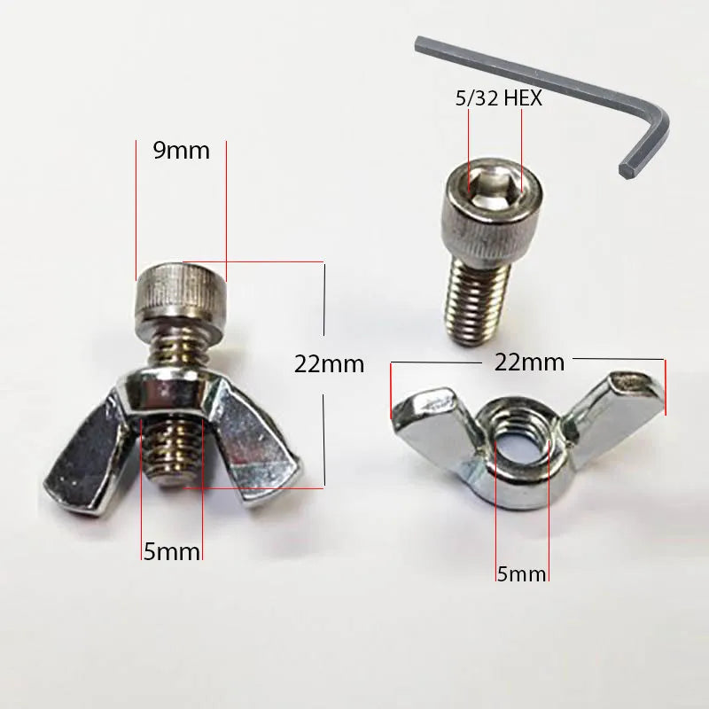 Batt Pins with Wing Nuts (Pair)