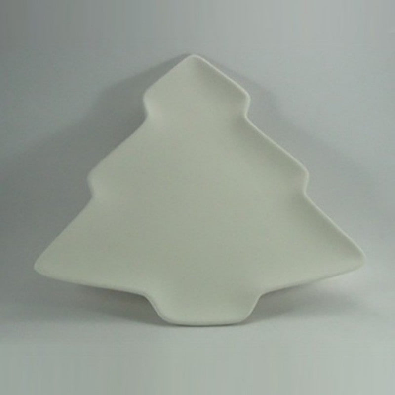 White Tree Plate Christmas Tree Plate 23cm (Case of 6/24) – Ulster Ceramics Pottery Supplies
