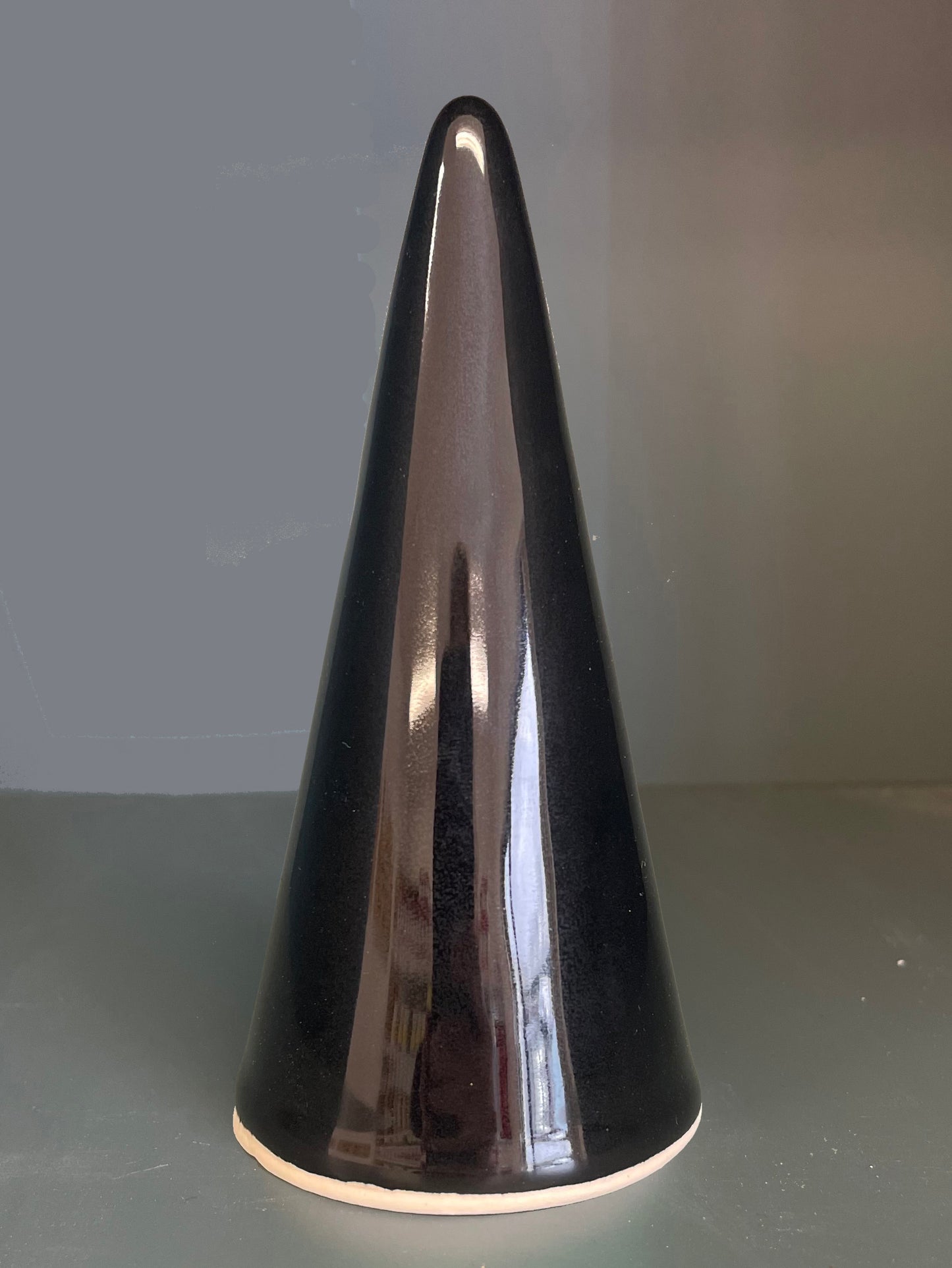 Black Opaque Mid Temp Glaze - Brush On
