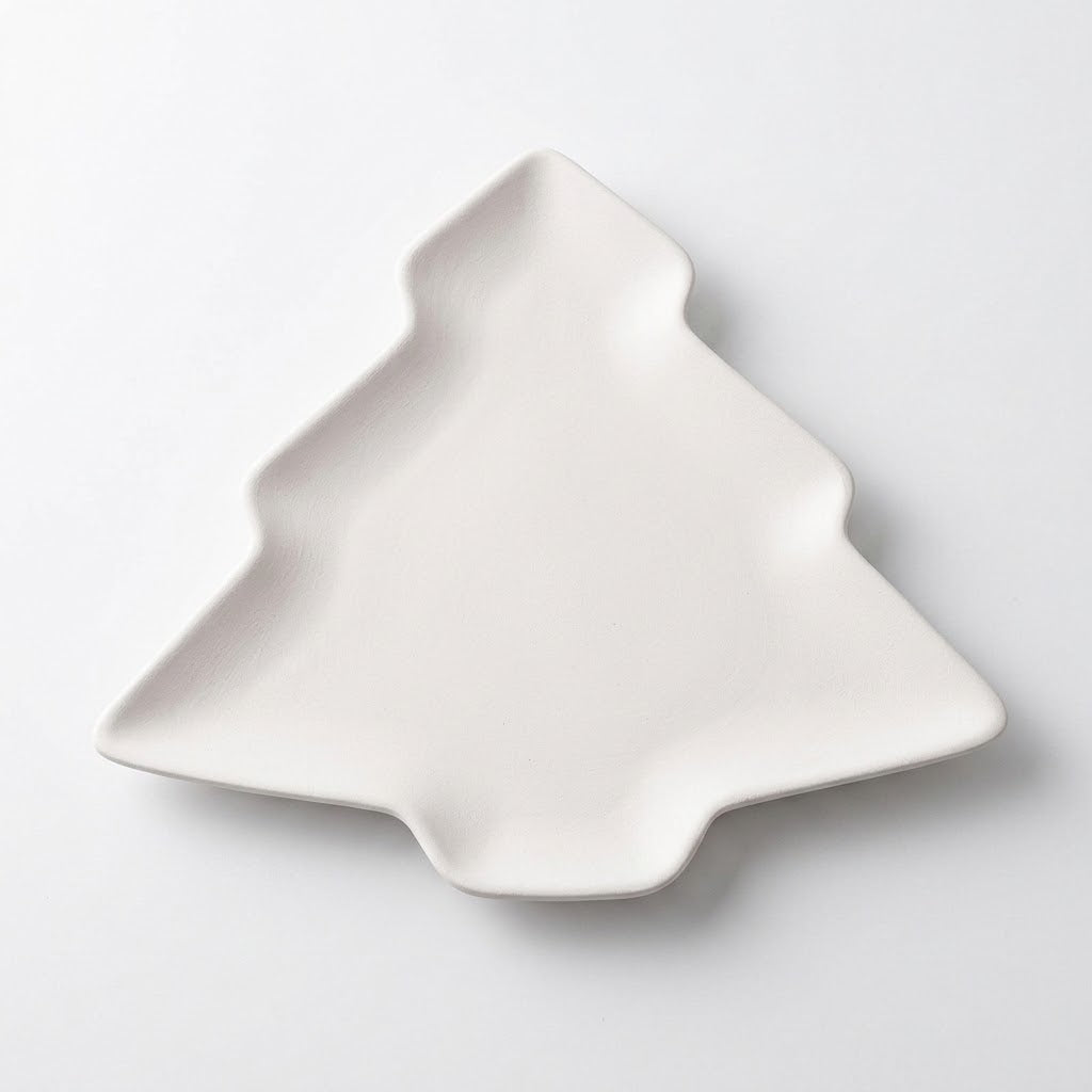 Christmas Tree Plate 23cm (Case of 6/24)