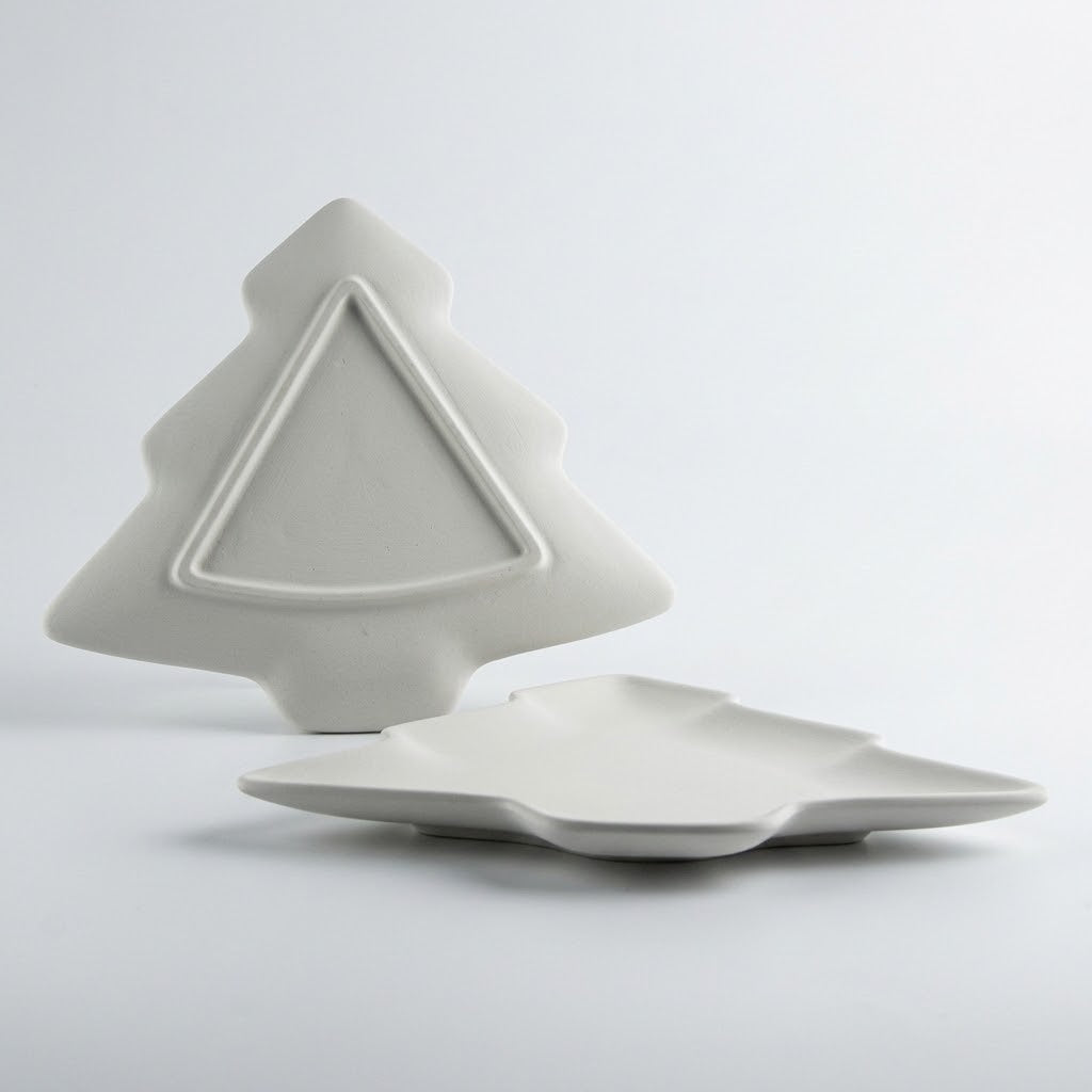 Christmas Tree Plate 23cm (Case of 6/24)