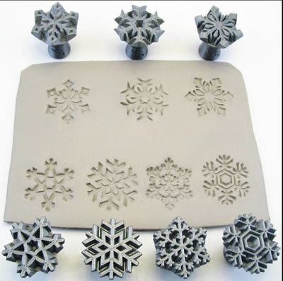 Snowflake Stamps 30 mm