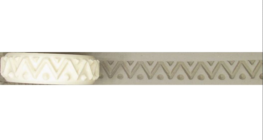 Triangle Roller Aztec / Embossed /14 mm