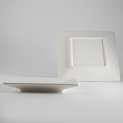 Square Rimmed Plate 15cm (Case 6)