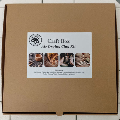 Craft Box - Airdrying clay kit (9 Pcs)