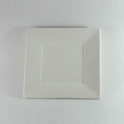 Square Rimmed Plate 15cm (Case 6)