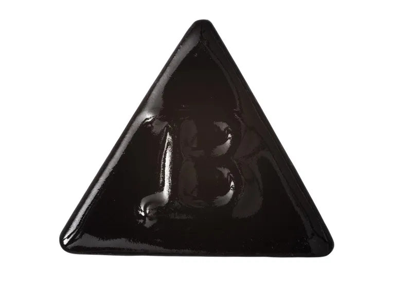 Shiny Black Botz Stoneware Glaze - Brush On