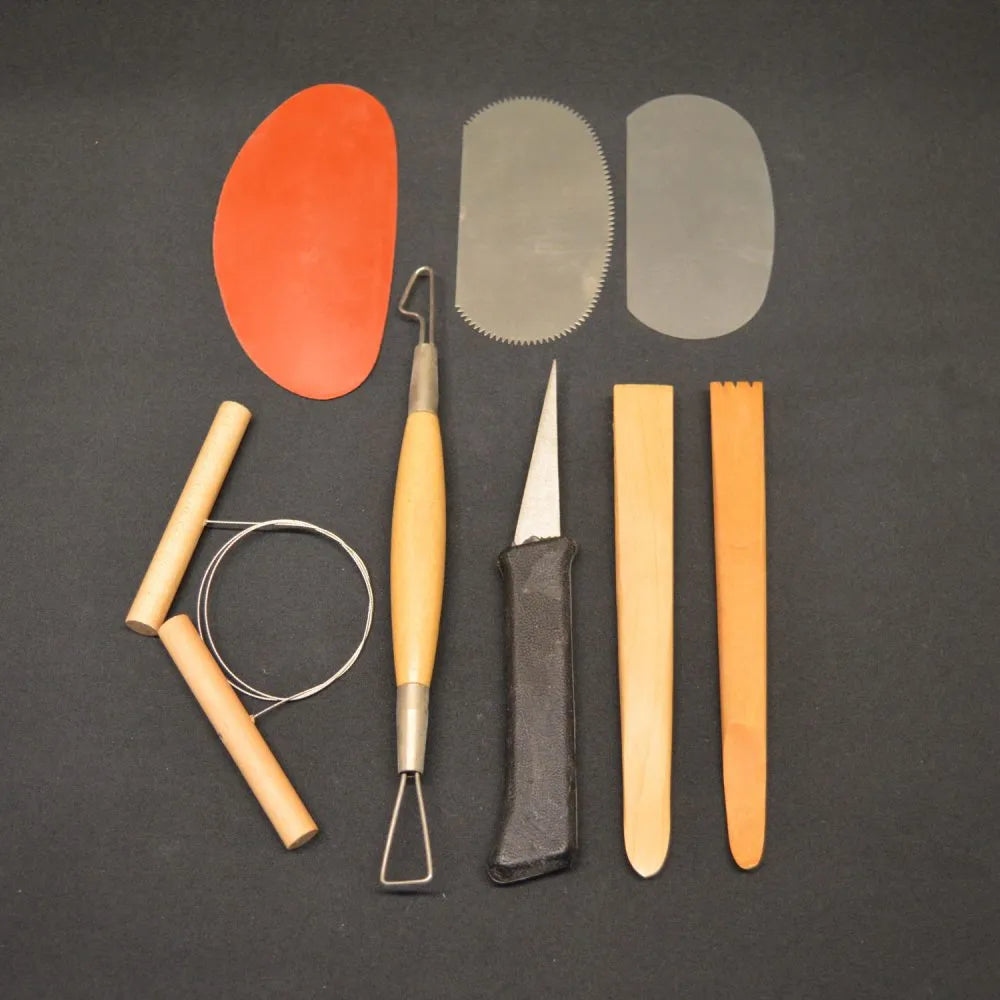 Beginners Hand-building Tool Kit (8 Pcs) – Ulster Ceramics Pottery Supplies