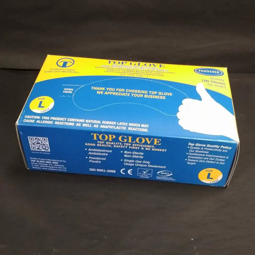 Disposable Latex Gloves Per 100